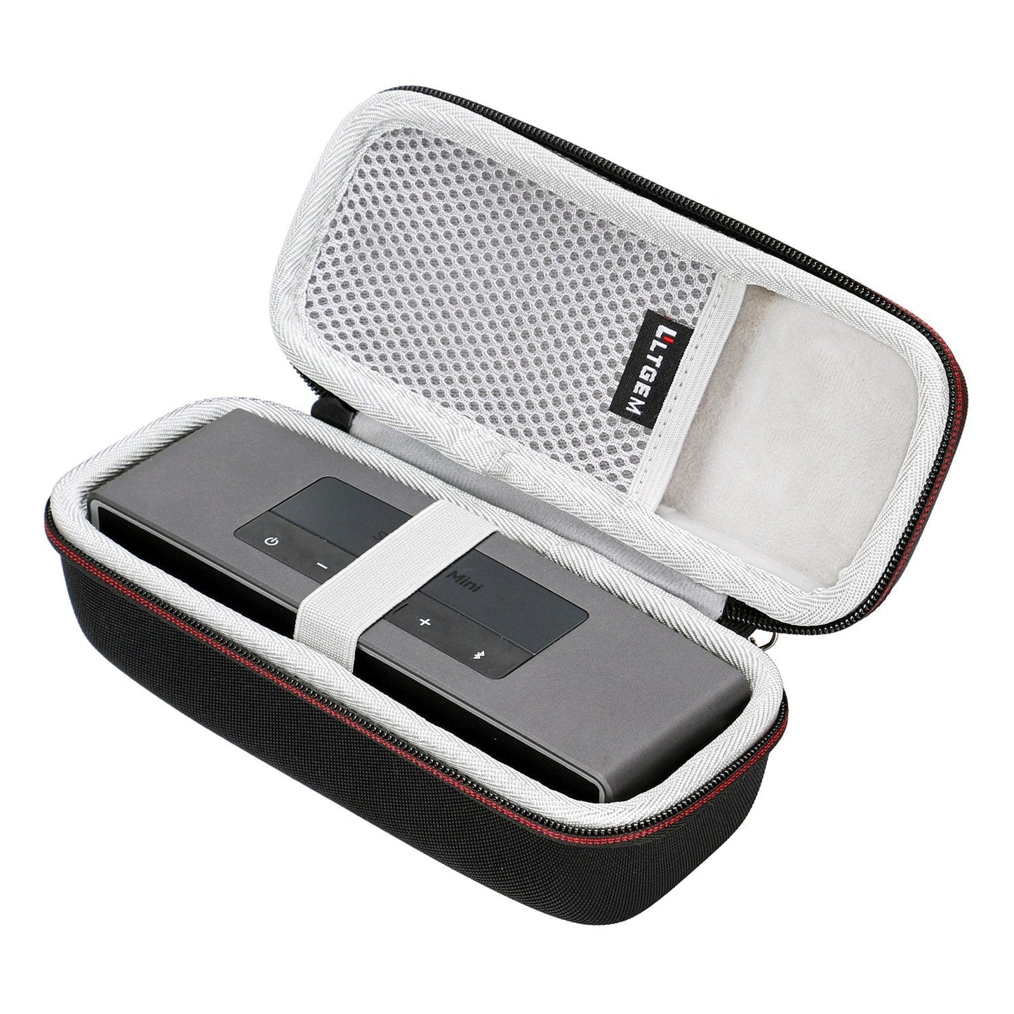 LTGEM Case for Bose Soundlink Mini/Mini 2 Bluetooth Portable Wireless Speaker - with Mesh Pocket for Accessories