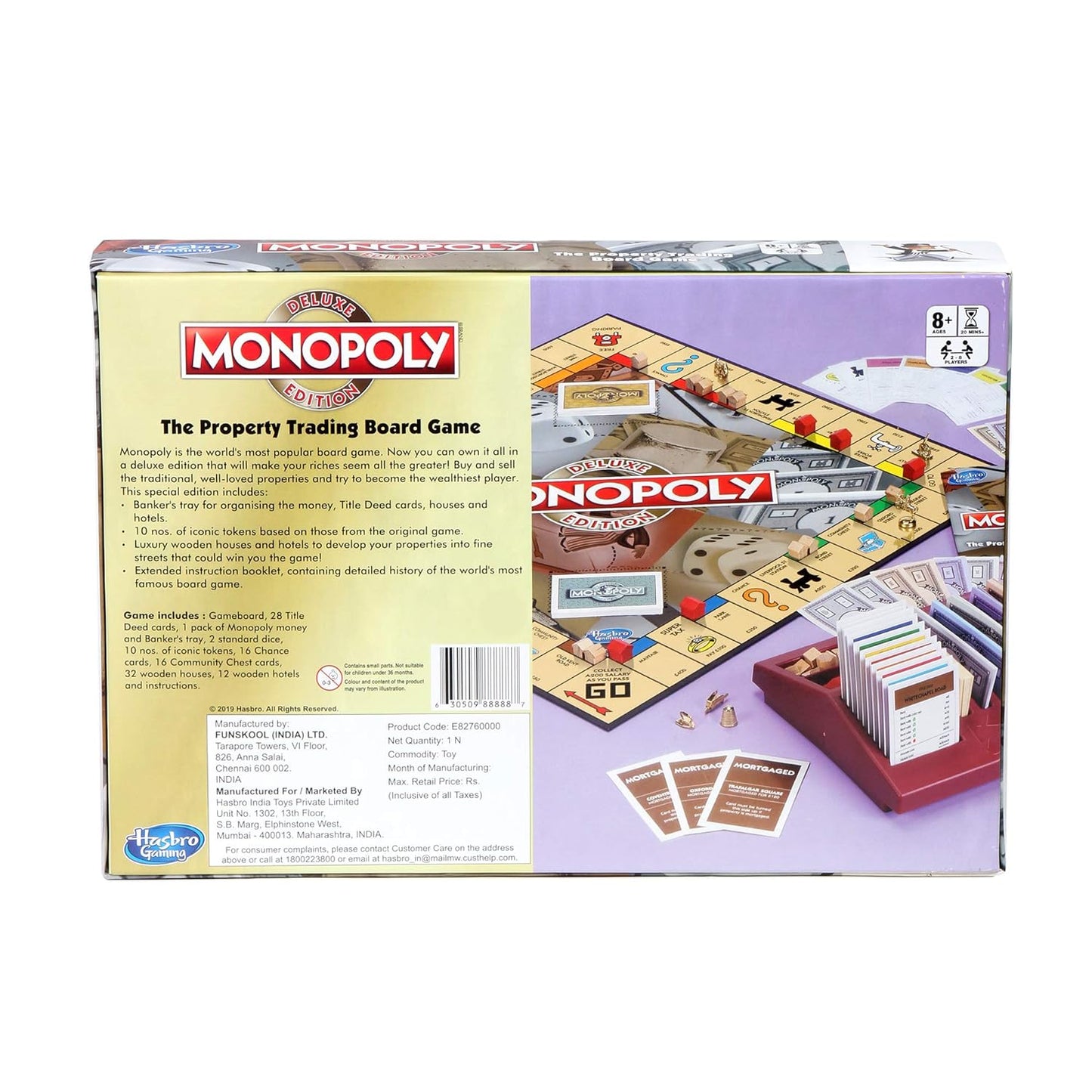 Monopoly Deluxe Edition Board Game, Fantasy Board Game, Games & Puzzles for Friends and Family, Board game for Boys and Girls Ages 8 years+