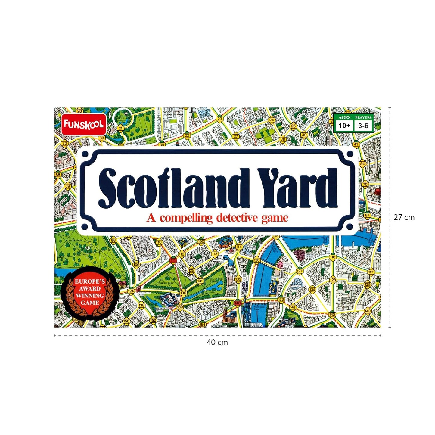 Funskool Games, Scotland Yard, A Compelling Detective And Strategy, Animal Board Game