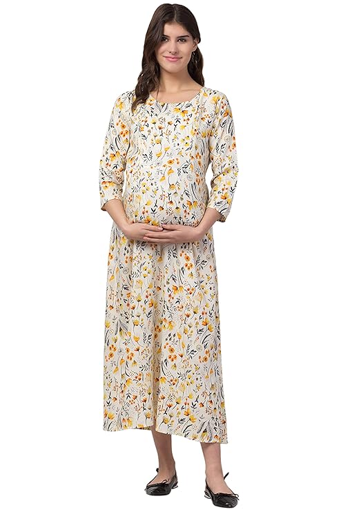 Women's Maxi Maternity Dress