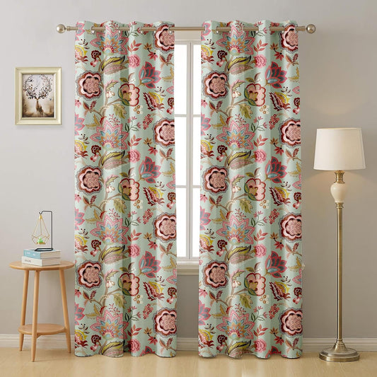 Cloth Fusion Printed Blackout Curtains