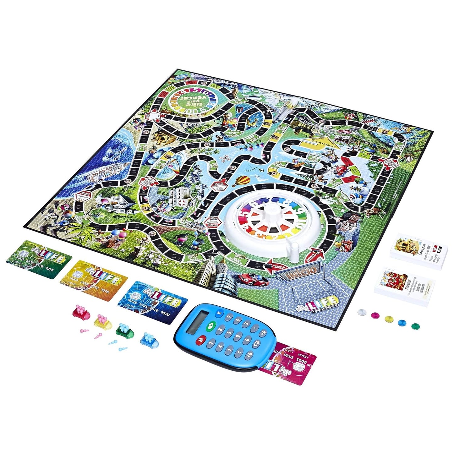 Hasbro Gaming The Game Of Life Electronic Board Game, Electronic Banking Unit And Bank Cards, Spin To Win; Game For Kids Ages 8 And Up, Multi Color