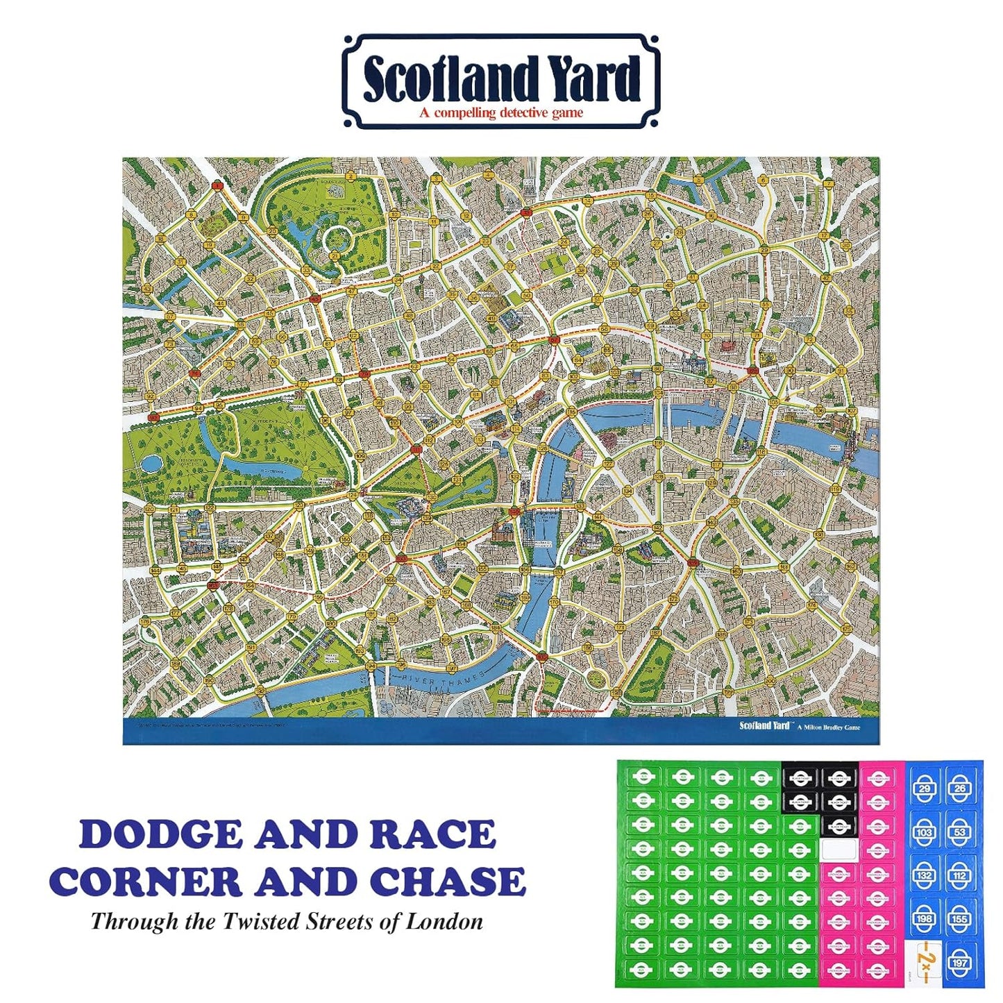 Funskool Games, Scotland Yard, A Compelling Detective And Strategy, Animal Board Game