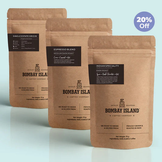 Assorted Taster Packs - (3 packs x 75 gm each) | 20% Off on Checkout