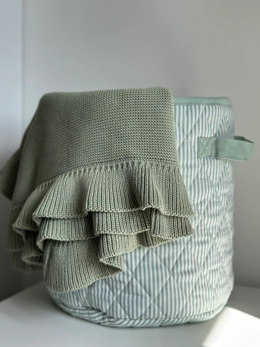 Organic Cotton Frill Blanket
