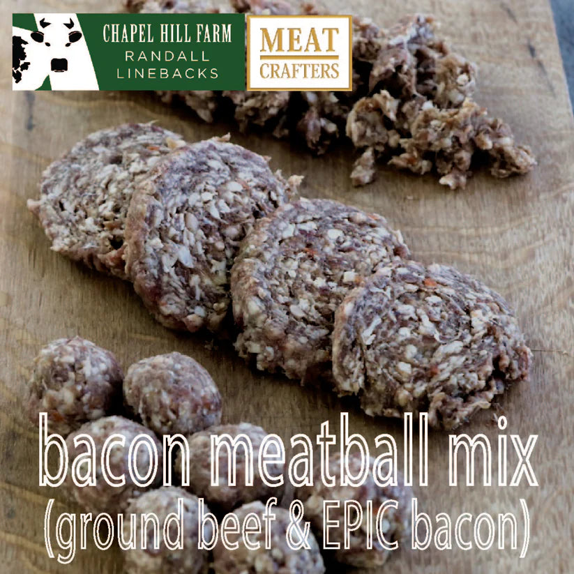 Ground Beef: Beef & Bacon Meatball Mix