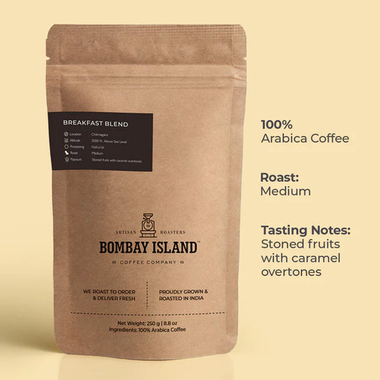 Breakfast Blend - Medium Roast - Stoned fruits with caramel overtones