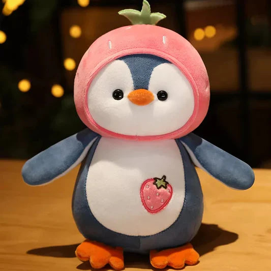 Cute Penguin with pink scarf
