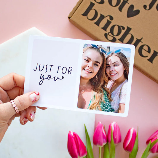 Photo Just For You Gift Tag - Add on