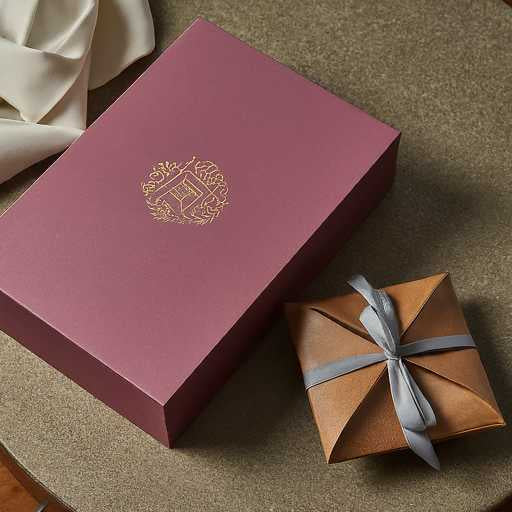 Maroon Card Box