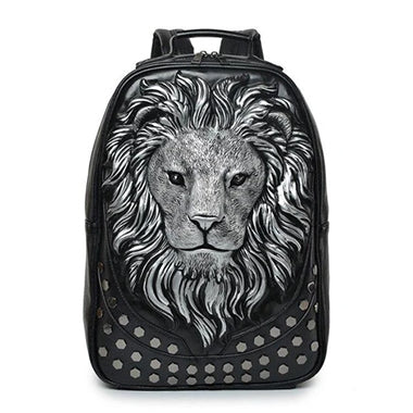 Embossed Lion Head