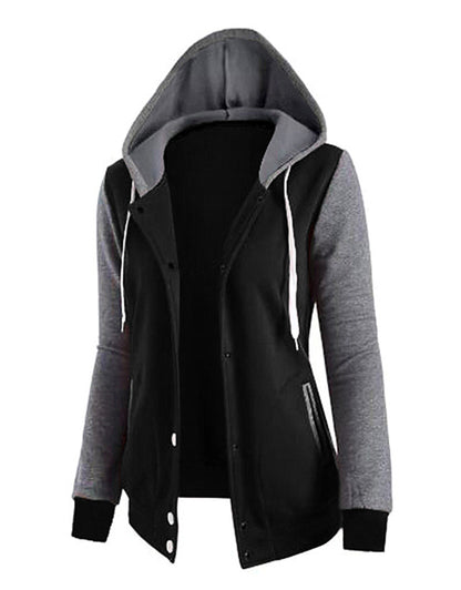 High collar quilted jacket